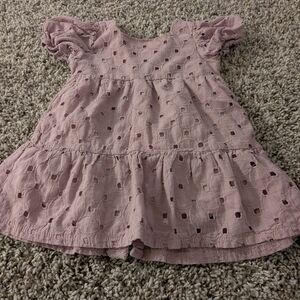 Jessica Simpson Pink Eyelet Casual Dress